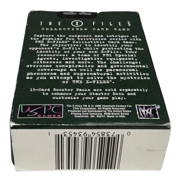 SEALED VTG 1996 "The X Files" CCG 60 Card Starter Deck Collectible Card Game NEW - Picture 8 of 10